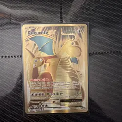 Dragonite EX 106/108 - Full Art Ultra Rare Gold XY Evolutions Pokemon TCG NM - Image 1