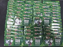 50x Pokemon Prize Pack Series 8 Booster Packs Play! Pokemon - Image 3