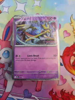 Pokemon TCG Phantasmal Flames Zacian Build And Battle Promo Sealed - Image 1