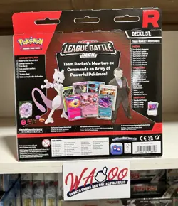 Pokemon TCG: Team Rocket's Mewtwo EX League Battle Deck Factory Sealed Box - Image 2