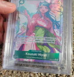 2024 One Piece Kouzuki Hiyori (Alt Art) EB01-013 Memorial Collection Holo BGS 10 - Image 3