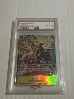 One Piece Kingdoms Of Intrigue Yamato OP04-112 Alt Art PSA 10 English - Image 1