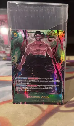 One Piece Wings of the Captain Roronoa Zoro OP06-118 Secret Rare SEC Alt Art - Image 1