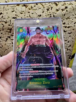 One Piece Wings of the Captain Roronoa Zoro OP06-118 Secret Rare SEC Alt Art - Image 3