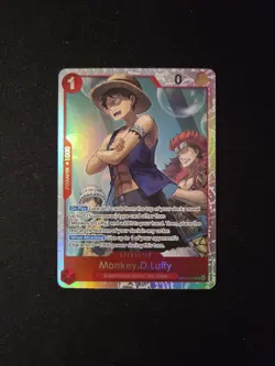 One Piece TCG English OP14-013 Monkey D Luffy SR Foil - Image 1
