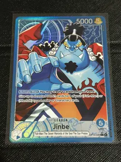 Jinbe Leader OP14-040 Alternate Art The Azure Sea's Seven English One Piece Alt - Image 1