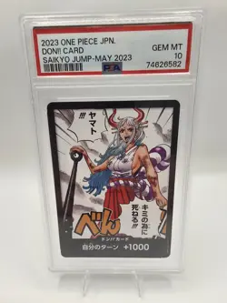 ONE PIECE DON!! Yamato Parallel PROMO Saikyo May 2023 Jump Japanese - PSA 10 - Image 1