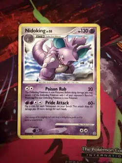 Nidoking 34/132 D&P Secret Wonders Rare Pokemon Card - Image 1
