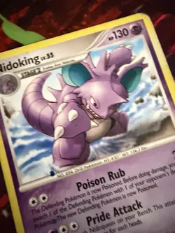 Nidoking 34/132 D&P Secret Wonders Rare Pokemon Card - Image 2