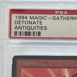 1994 Magic the Gathering Card Antiquities Detonate Gem Mint PSA 10 MTG Card - Image 3