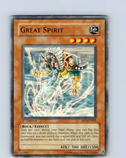 Yu-Gi-Oh TCG Great Spirit SD7-EN002 1st Edition Regular Common Card Played MP-LP - Image 1