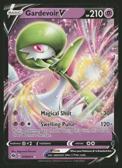 Champion's Path Gardevoir V #16/73 Ultra Rare Pokemon Card - Image 1