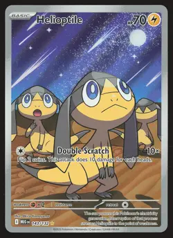 ME01: Mega Evolution Helioptile #143/132 Pokemon Card - Image 1