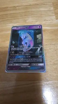 Pokemon Mewtwo GX Full Art Shining Legends Secret Rare Holo Card 78/73 - Image 1