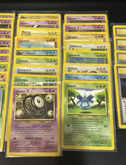 LP Mostly(Unlimited) COMPLETE Pokemon NEO DISCOVERY Set 39-Card UNCOMMON/COMMON - Image 3