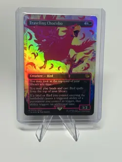 Magic: The Gathering Traveling Chocobo Custom Card - Image 1
