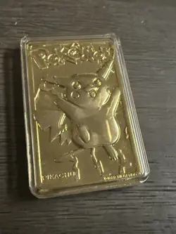 Pokemon 1999 23k Gold Plated Trading Card Burger King Promo - Image 3