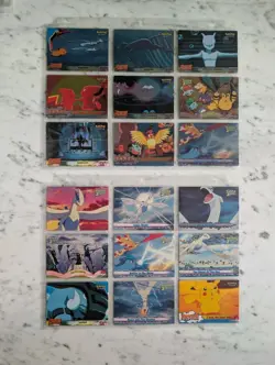 HUGE Lot of 150+ Topps Pokemon Cards, Anime Series, Lugia, Mewtwo, Charizard - Image 1