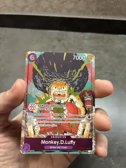 Bandai Card Fest 25-26 One Piece Monkey D Luffy Card OP07-073 English Near Mint - Image 1