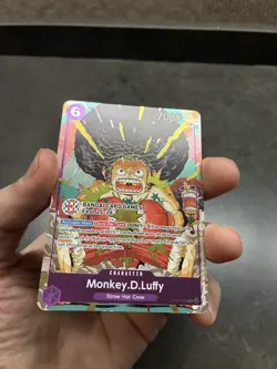 Bandai Card Fest 25-26 One Piece Monkey D Luffy Card OP07-073 English Near Mint - Image 3