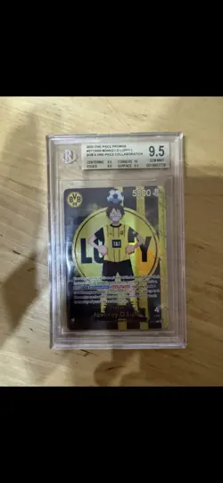 One Piece x BVB Borussia Dortmund Promo Card Monkey D. Luffy St13-003 - Bgs 9.5 - Image 1