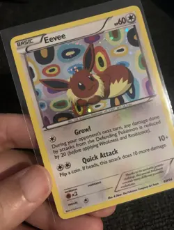 Pokemon Black & White Eevee BW94 Holo Promo Basic 2013 TCG Card English - Image 1