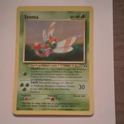 Pokemon Yanma 17/75 Neo Discovery Holo Rare Unlimited 2001 English TCG Card - Image 1