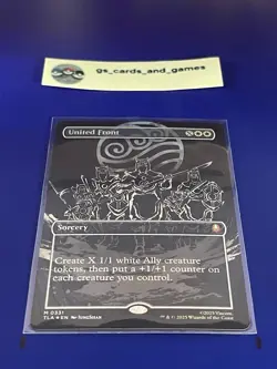 United Front M #0331 (Borderless) TLA Avatar: The Last Airbender (Foil) MTG Card - Image 1