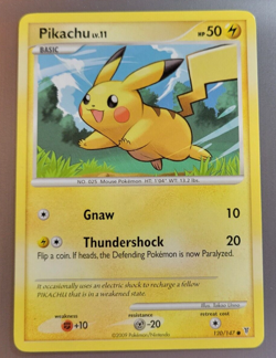 2009 Platinum Series Supreme Victors PIKACHU Takao Unno Pokemon TCG Card #120 - Image 1