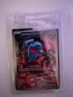3-pack SEALED PROMO - Team Rocket's Wobbuffet 203 Sv: Promo Cards Holo - Image 1