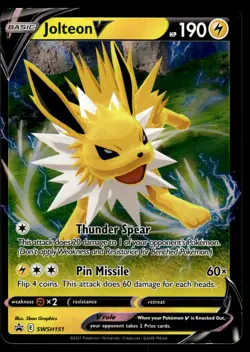 Jolteon V SWSH151 SWSH: Sword & Shield Promo Cards Pokemon - Image 1