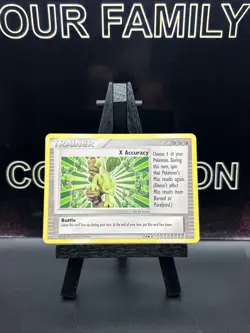 Pokemon Trading Figure Card X Accuracy Trainer 7/8 - Image 1