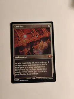 Land Tax (Foil Etched) Commander Masters Foil - Image 1