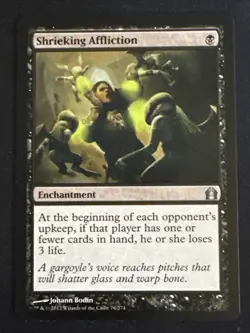 1x Shrieking Affliction (76) Return to Ravnica LP MTG Magic the Gathering x1 MKE - Image 1