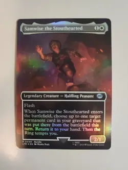 MTG Samwise the Stouthearted LotR Tales of Middle-earth 449 Scene Foil Uncommon - Image 1