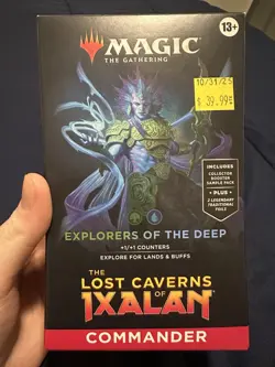 MTG Commander Deck Lost Caverns of Ixalan Explorers of the Deep New Sealed 195166230245 - Image 1
