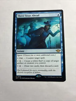 Three Steps Ahead - Outlaws of Thunder Junction MTG Plus Bonus Rare!!! - Image 1