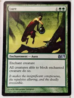 Lure - Magic 2012 Core Set M12 - Magic the Gathering MTG Nice! - Image 1