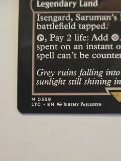 Isengard, Saruman's Fortress - Boseiju, Who Shelters All Commander Mint - Image 3