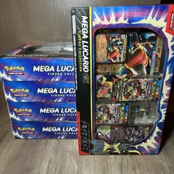 [Lot Of 5] NEW Pokemon Mega Lucario ex Premium Figure Collection Sealed - Image 2