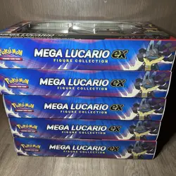 [Lot Of 5] NEW Pokemon Mega Lucario ex Premium Figure Collection Sealed - Image 3