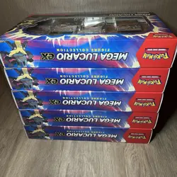 [Lot Of 5] NEW Pokemon Mega Lucario ex Premium Figure Collection Sealed - Image 5