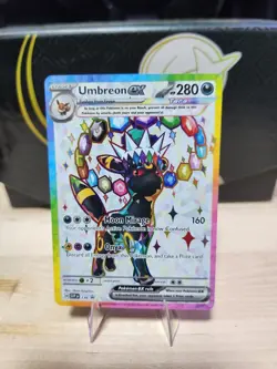 FLAWLESS Pokemon Umbreon EX #176 Black Star Promo Holo-Prismatic Evolutions - Image 1