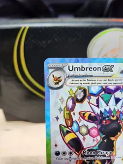 FLAWLESS Pokemon Umbreon EX #176 Black Star Promo Holo-Prismatic Evolutions - Image 2
