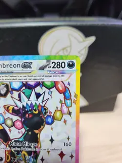 FLAWLESS Pokemon Umbreon EX #176 Black Star Promo Holo-Prismatic Evolutions - Image 3