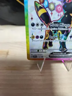 FLAWLESS Pokemon Umbreon EX #176 Black Star Promo Holo-Prismatic Evolutions - Image 5