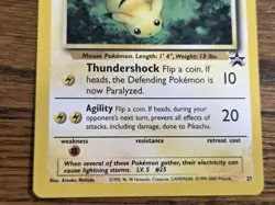 Pokemon Wotc Black Star Promo # 27 Pikachu,,not played - Image 3