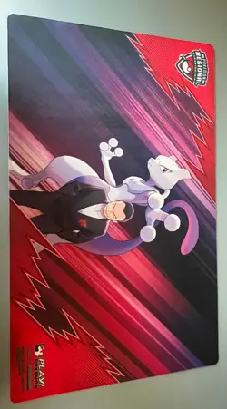 Pokemon Team Rocket's Mewtwo Giovanni Regional Playmat - Image 1