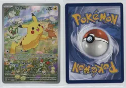 Pikachu (Paldea Adventure Chest) Holo Pokemon Scarlet & Violet Black Star Promo - Image 3