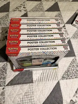 Pokemon Scarlet & Violet 151 Poster Collection Box (Full Case) Lot of 6 - Image 1